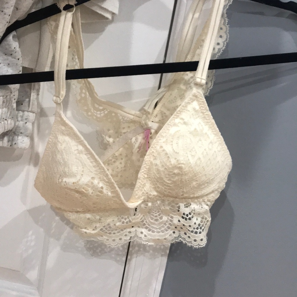 White bralette